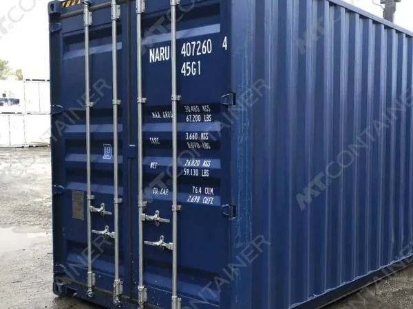 Neuer 40-Fuß-High-Cube-Container, 76,4 m³, 28,6 t Zuladung, gültige CSC-Plakette, 25 Paletten, ab Hamburg lieferbar